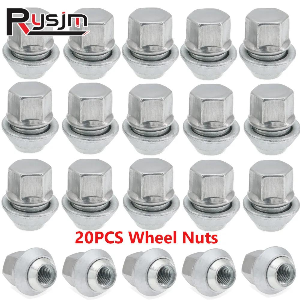 10 Pcs /20pcs M12x1.5 19MM Wheel Nuts For Ford Wheels Car Wheel Lug Bolts Nuts Alloy Steel Nuts Replacement