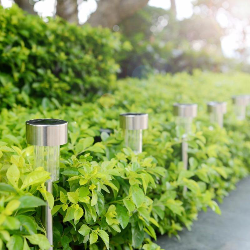 12PC LED Solar Garden Light Outdoor Solar Light Waterproof LED Landscape Light Courtyard Lawn Lighting Christmas Day Decorative Atmosphere Light