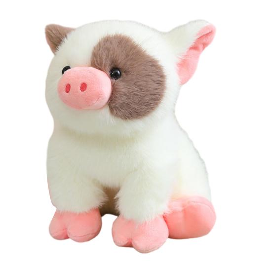 Yousheng Piggy Doll Plush Toy Soft Stuffed Pig Plush Cushion Realistic Pig Plush Toy Bedside Companion Birthday Gift Holiday Present Decorative Toy