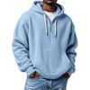 2026 Men's Fashion Waffle Hooded Sweatshirt: Spring/Autumn Trendy Long Sleeve Jacket