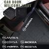 BIQ3 1/2Pcs For Insignia Mokka Astra Adam Corsa Meriva OPC Logo Car HD Projector Lamp LED Auto Door Welcome Light Accessories
