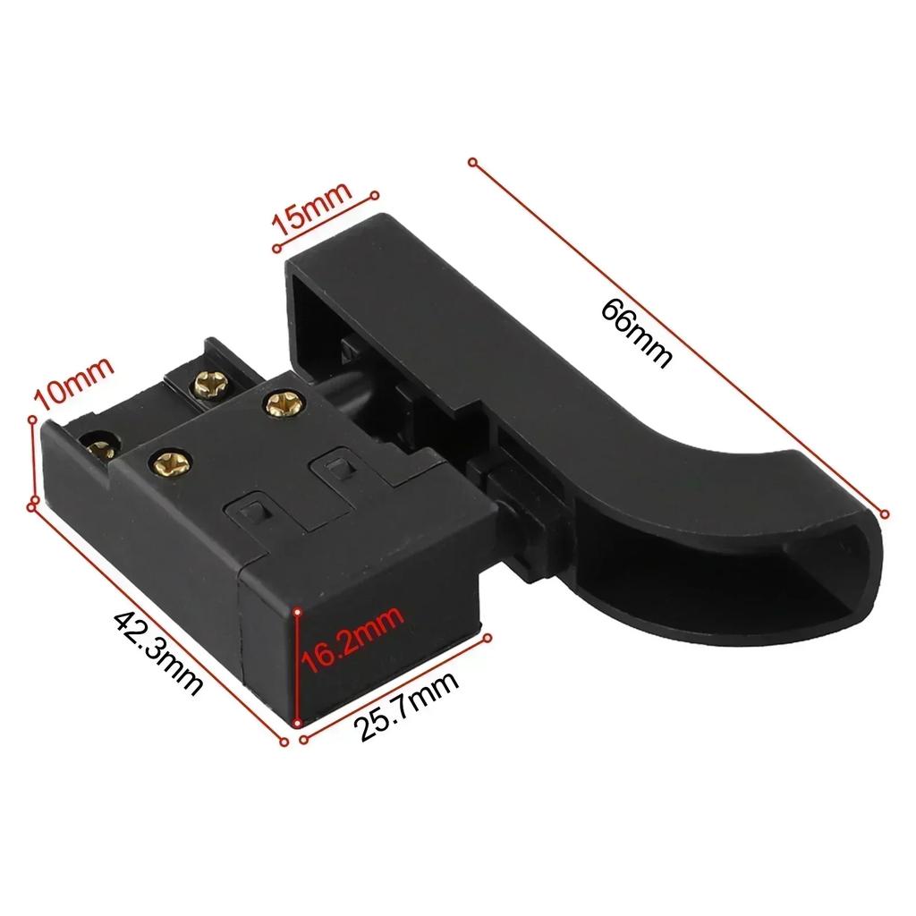 Switch Trigger Button Black Cutting Machine Electric Drill Electric Tools Hardware Tools Replacement Self Rest