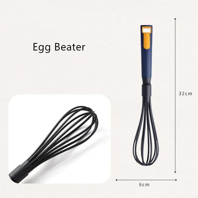 Kitchen Silicone Cooking Tools Set Utensil Non-stick Cookware Soup Spoon Colander Frying Spatula Shovel Egg Beater Kitchenware