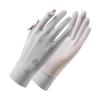 Women’s Ice Silk Sun Protection Gloves, Thin Anti-UV, Non-Slip for Driving & Cycling, Touch Screen Compatible.