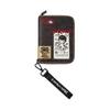 New HIRONO Cotton Passport Holder Unisex Black PPMT-2504-0123