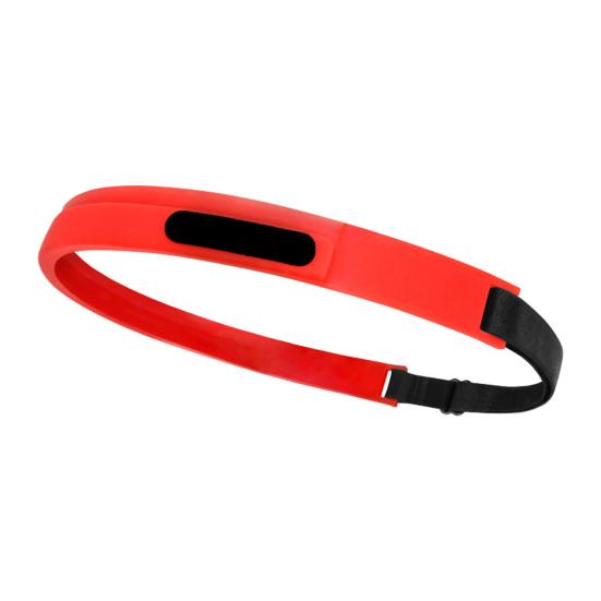 Sportowa opaska na głowę dla mężczyzn i kobiet, cienka, elastyczna, do ćwiczeń, z regulowaną klamrą, do biegania, do piłki nożnej