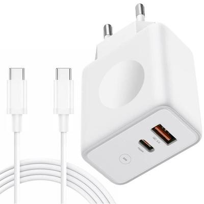 30W Wall Charger - QC 3.0+ PD 20W with 1M USB-C Cable for Xiaomi 12 12X 12 Pro 12 Lite 12T Pro 12T