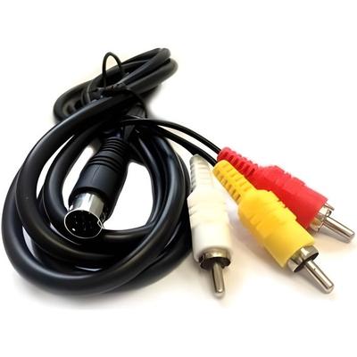 Audio-video kabel - SEGA - Mega Drive 2 - 1,80 m - RCA AV Stereo - Kabelové připojení