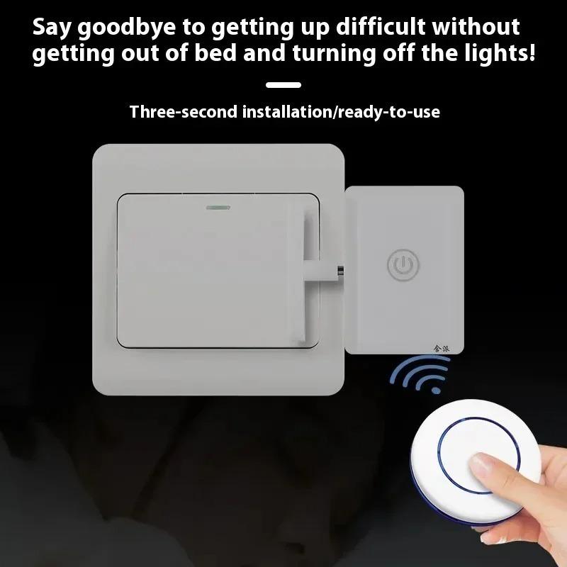 USB Rechargeable Wireless Control Light Switch Off Tool Automatic Button Pusher Intelligent Lazy Remote Control Switch