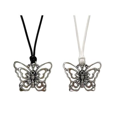 Y2K Butterfly Pendant Necklace Women Light Luxury Punk Clavicle Chain Fashion Jewelry Gift 2023 Statement Neck Chains