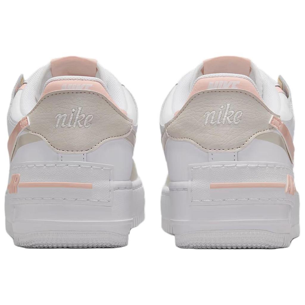 Nike Air Force 1 Shadow White Washed Coral Women Sneakers Light-Orewood-Brown CI0919-121