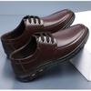 New British Style Fashionable Versatile Business Casual Shoes with Soft Soles for Work and Office Men's Formal Leather Shoes