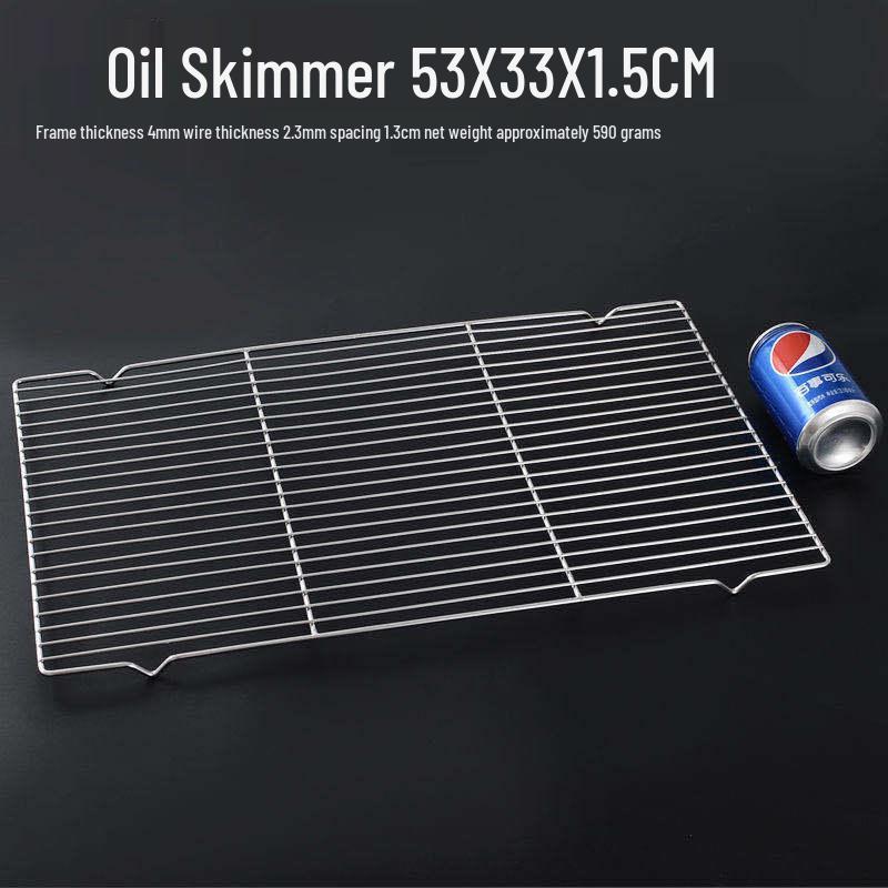 Stainless Steel Oil Filter Pan with Non-Magnetic Tray and Rectangular Draining Screen
