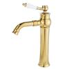 Gold Basin Faucet Chrome Torneiras Bathroom Faucet Sink Faucet Single Handle Hole Faucet Basin Taps Hot Cold Mixer Tap Crane