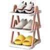 Plastic Shoe Cabinet Storage Stackable Cosmetic Storage Rack Layered Shoe Rack  Home Furnishings