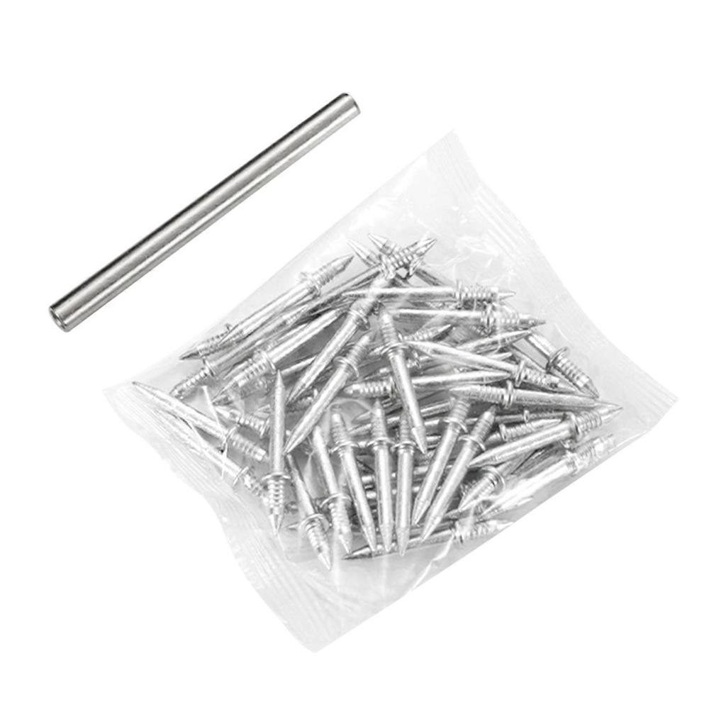 Double-Headed Skirting Nails Upgraded Thread Seamless Nails for Skirting Boards, Invisible No Trace Safety Screws