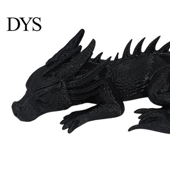 Unique Birthday Gifts for Men Women 3D Printed Baby Dragon Figurine, Cute Sleeping Statue, Creative Dormant Models Fantasy Figure Ornament Home Office