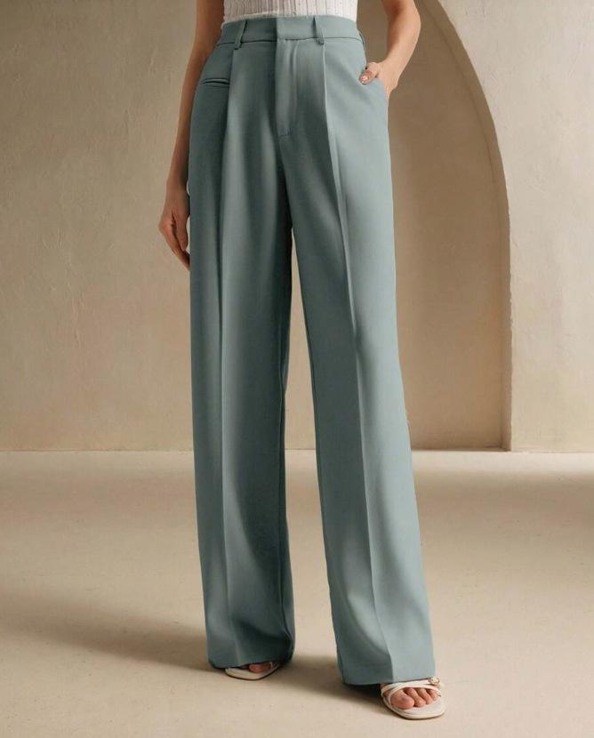 2026 New Fashion Loose Women Long Pants Autumn and Winter New Straight Mopping Drape Suit Pants Casual Commuter High Waisted Trousers
