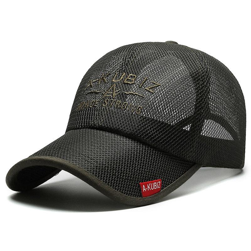 Northwood Men's Summer Baseball Cap Sun Mesh Hat Breathable Sun Protection Peaked Cap Adjustable Outdoor Hat