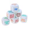6 Pieces 25mm Bars Pubs Wedding Party Favors Games Gambling Drink Decider Dices