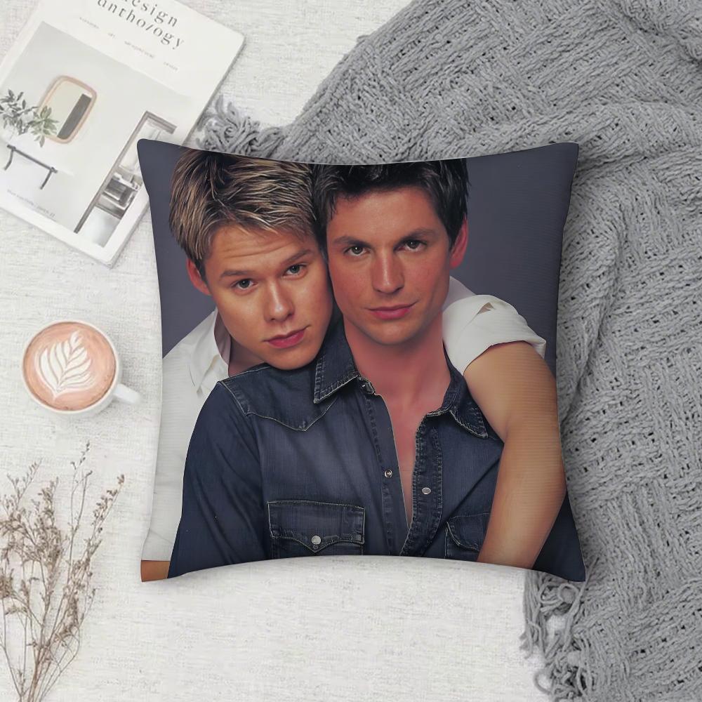 MOVIE Q-Queer as F-Folk S-Season 3 Pillow Case Cover Square Sofa with for pattern comfortable cushionsuitable of room 12x12Inch