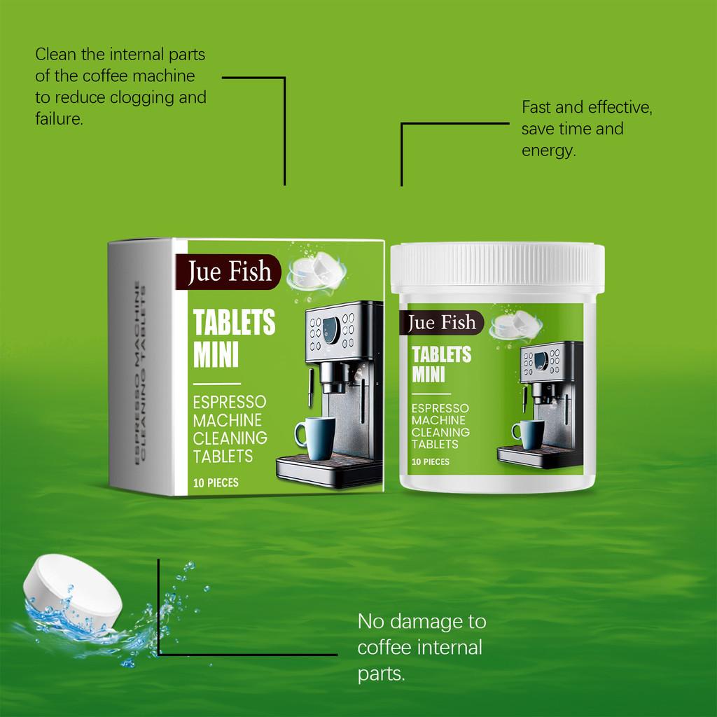 Cleaning Coffee Machine Tablets Ten Piece Set For Efficient Descaling And Hygiene Maintenance