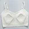 Seamless minimalist lingerie for women, non-sensational, pressure-free, romantic lace, high-value foundation, liquid top-support bra, breathable