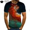 Joker 3D Printed T-shirt Summer New Street Fashion Round Neck Short Sleeved