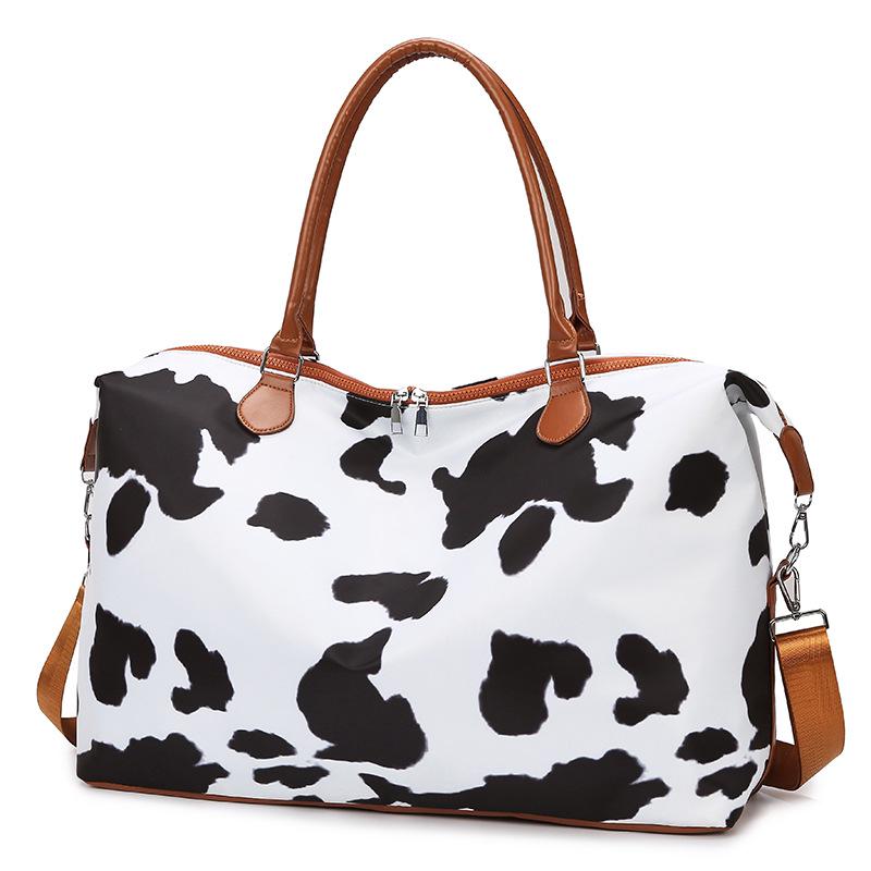 

Ethnic-Style Canvas Crossbody Travel Duffle Bag: European and American, Large Capacity