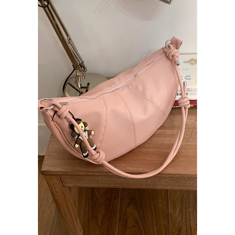Niche texture underarm bag women s bag 2025 spring new dumpling bag large capacity shoulder messenger bag