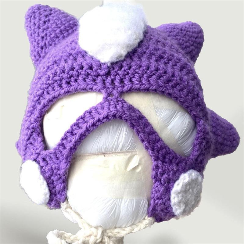 

Новая вязаная крючком шапка-катушка с милыми медвежьими ушками фото артефакт детская шапка adult 57-59cm