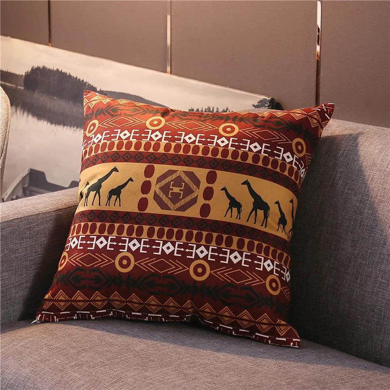 Vintage Turkey Style Painting Ethnic Bohemia Persian Pattern Pillowcase Cover Cushion Cover For Sofa Bedroom Pillow Cases Decor