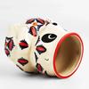 480ml Kreatives Panda Hawaii Cocktailglas Handbemalte Keramik Tiki Tasse Bar Club Party Molekulares Weinglas Eisbecher Barzubehör