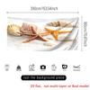 2D Starfish and Seashell Tapestry for Summer and Ocean-Themed Events