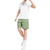 Nike Embroidered Logo Elastic Waist Shorts Men Bottoms Green FB1246-386