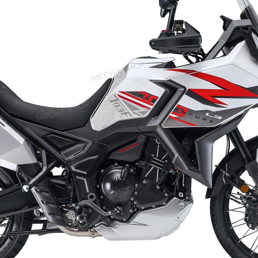 For Zontes 703F 703 F 2025 Tank Pad Sticker Motorcycle Fuel Tank Protection Anti-slip Decals