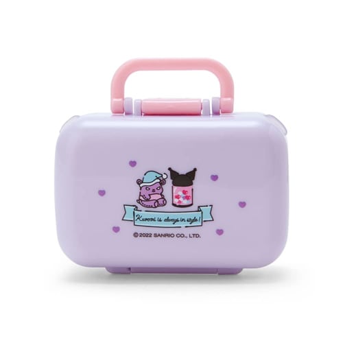 Sanrio Medicine Case, Pill Case, Supplement Case, Blueberry, Live, Oshikatsu, Bandage, Purple, Polypropylene, Kuromi, Kuromi-chan, Character, with Inn