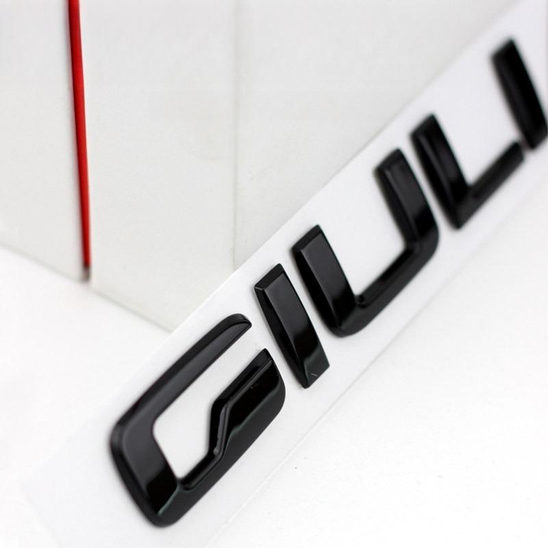 GIULIA STELVIO  TI letter badge original  labels VELOCE Q2 Q4 rear trunk  accessory car rear and trunk label sticker