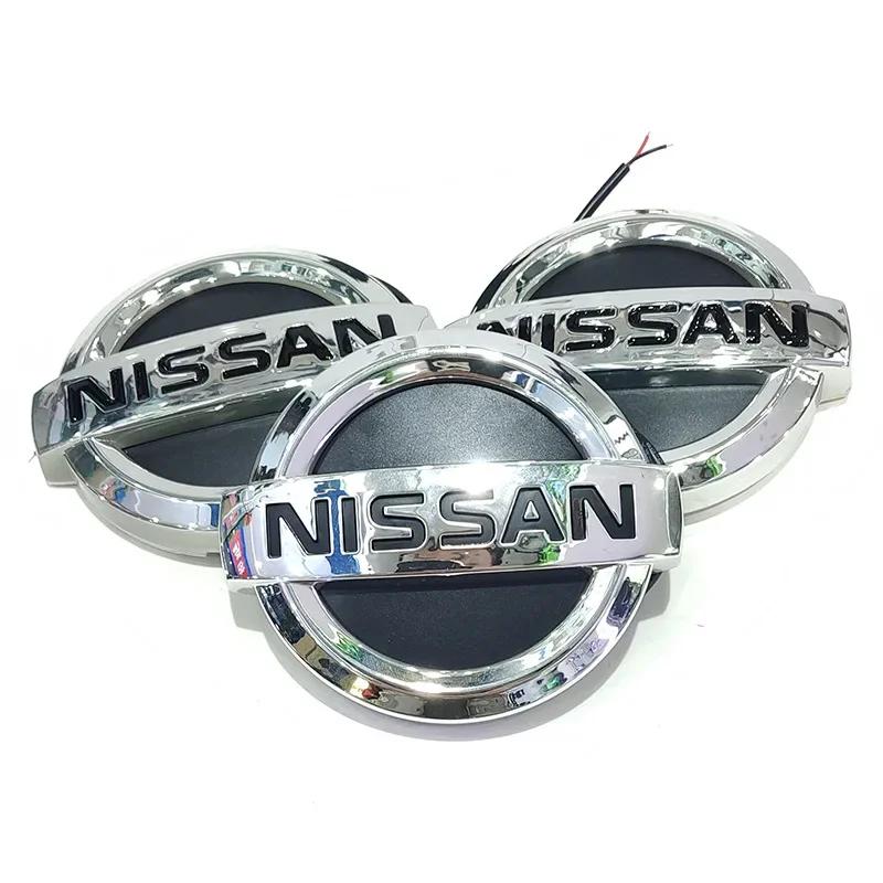 For Nissan MBQ04D Led Car Front Rear Emblem Badge Sticker for Nissan Sylphy Qashqai J11 Altima X-Trail T32 Juke Sentra Teana Almera Versa Note