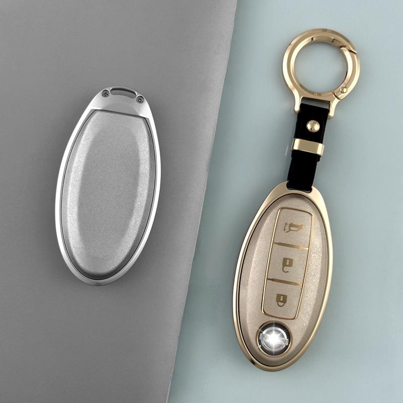 Aluminum Alloy Car Key Cover for Nissan Qashqai, X-Trail, Murano, Teana.