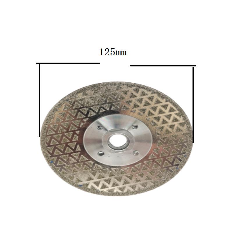 Double-Sided Electroplated Diamond Saw Blade for Marble & Granite with M14 Flange