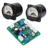 VU Meter Panel Kit 2PCS Warm Color Backlight Power Amplifier VU Meter with Driver Board