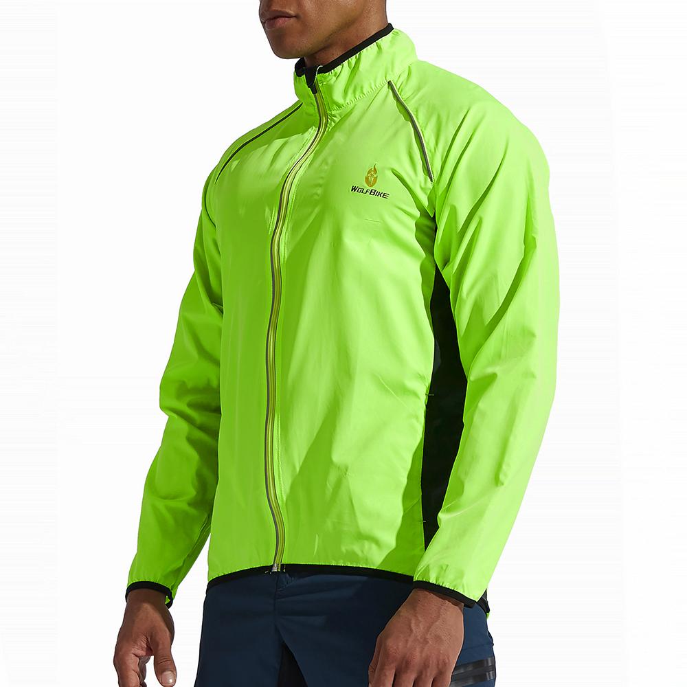 Giacca da ciclismo da uomo Maglia da ciclismo antivento resistente all'acqua