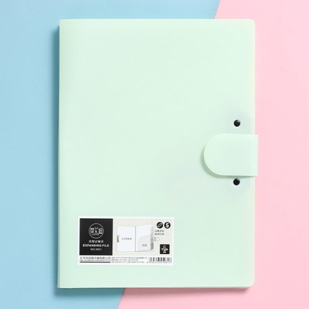 A4 Erweiterbare Aktentasche mit Klemmbrett Dokumentenaufbewahrungstasche Aktenorganisator Schulbedarf