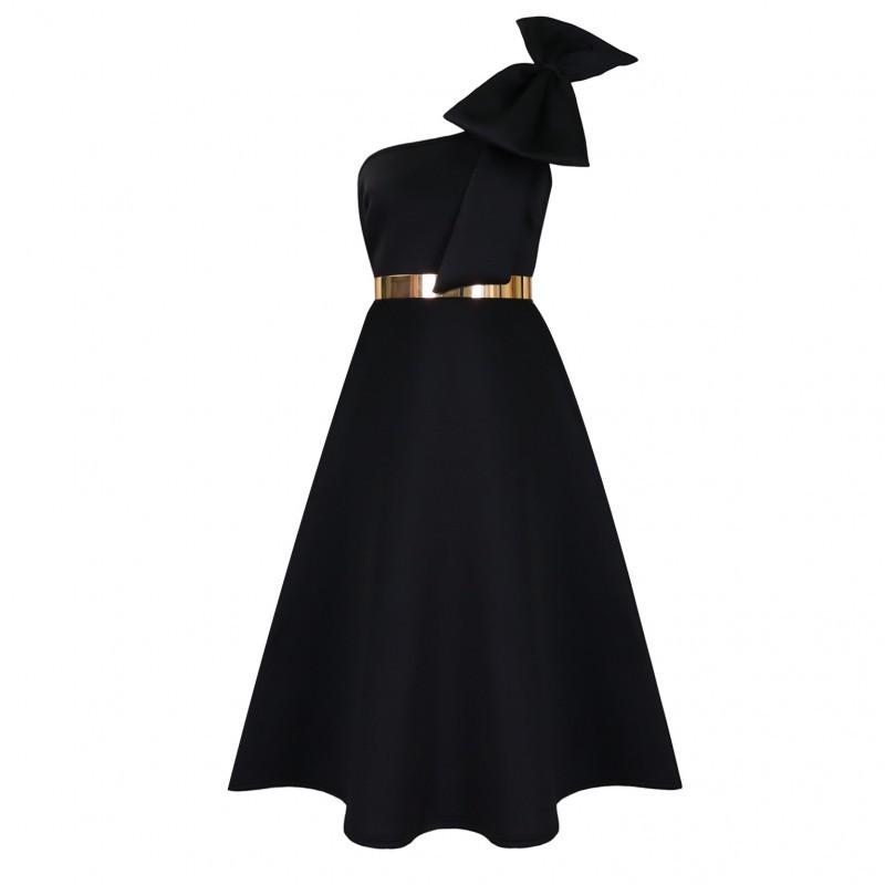 European American Fashion Women s Clothing Pure Color Sexy Dress Banquet African L