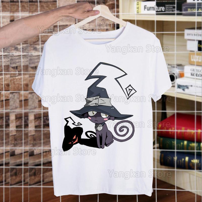 Soul Eater Anime Manga Ohkubo Shinigami Funny T Shirt Men New Casual Short Sleeve Tshirt Homme Manga Unisex T-shirt Tees