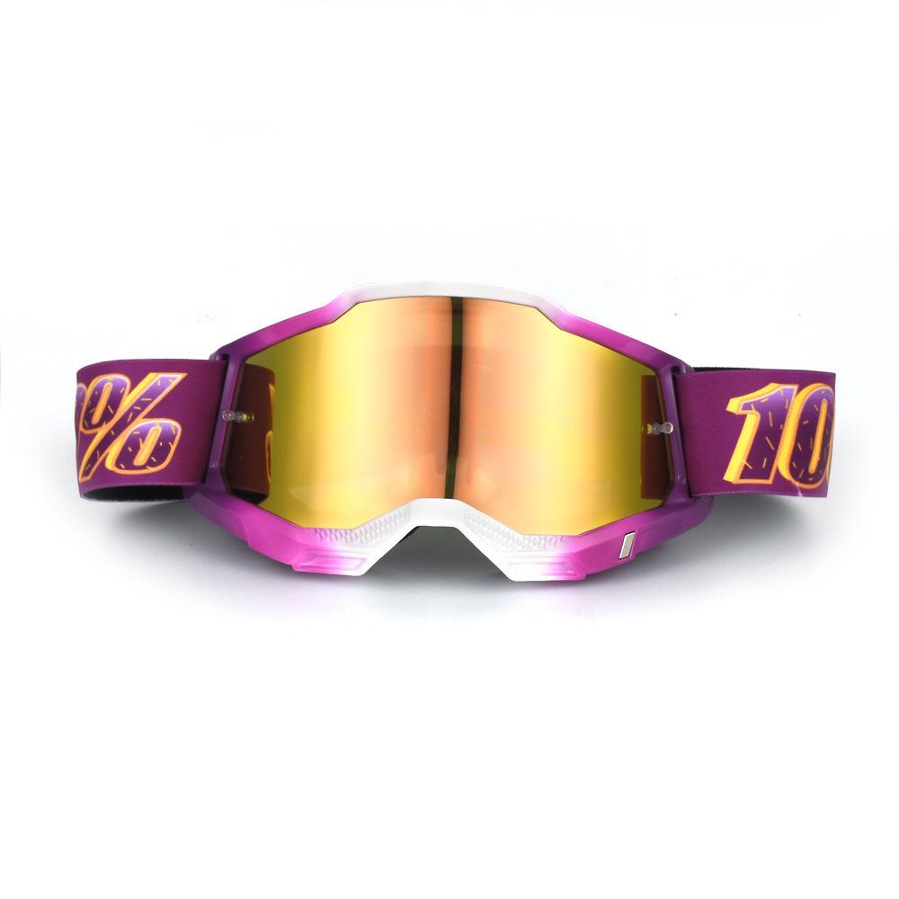 Neue Offroad-Helmbrille Donut Outdoor Motorrad-Fahrbrille Gesichtsmaske Skibrille