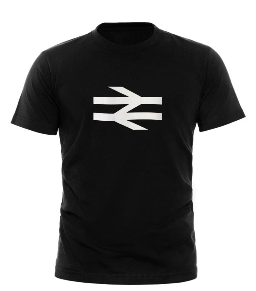 BRITISH RAIL LOGO T-SHIRT (football casual train trainspotting culture british M