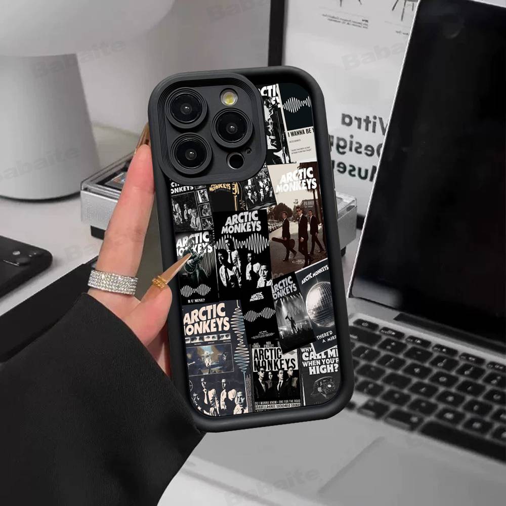 Hot A-Arctic M-Monkeys Band Phone Case For IPhone 17 16 15 14 13 12 11 Pro Max 16E Plus INS Soft Cover