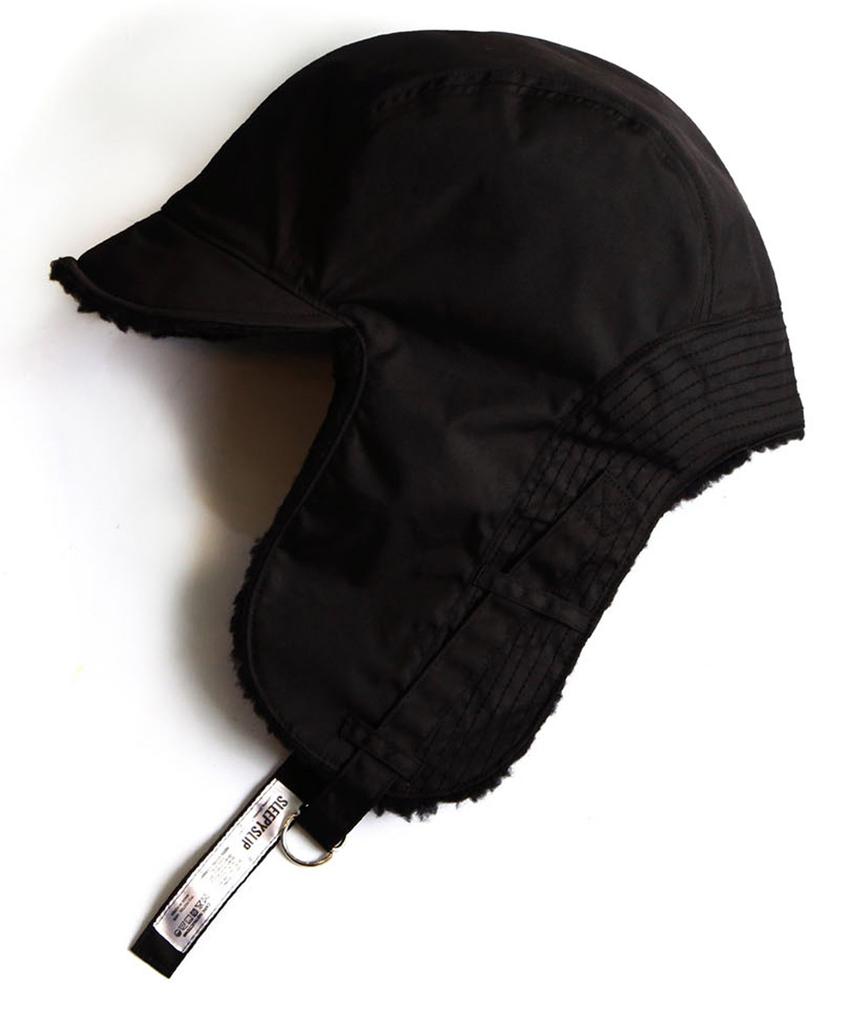 Seullipiseullib [Unisex]F/W Reversible Satin Trooper Hat Black